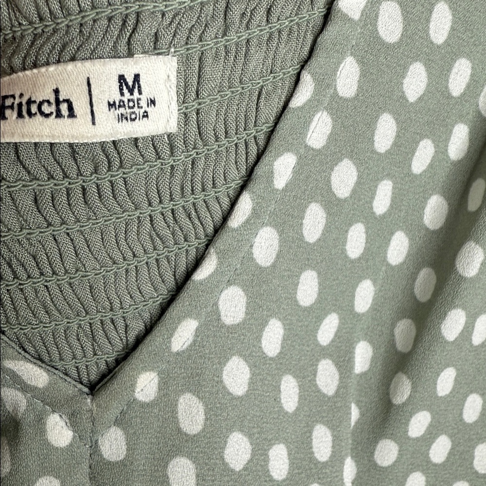 Abercrombie & Fitch | Flutter Sleeve Smocked Mini Dress - Picture 5 of 9